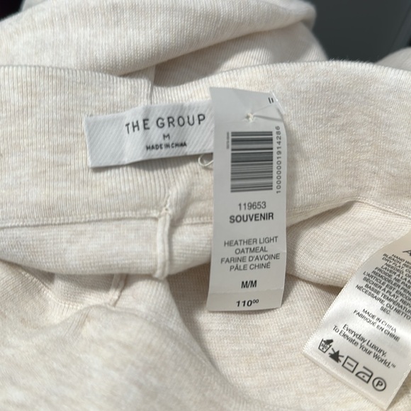 💕 NWT Aritzia The Group Souvenir Knit Wide Leg Pants - Picture 5 of 7